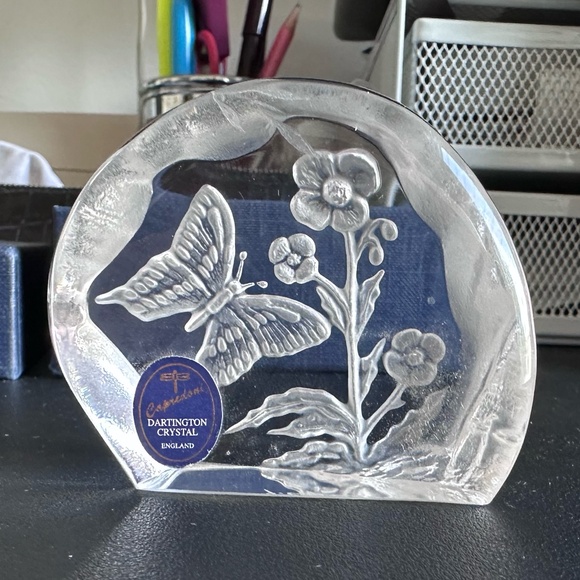 Capredoni Dartington crystal paperweight - Picture 1 of 5